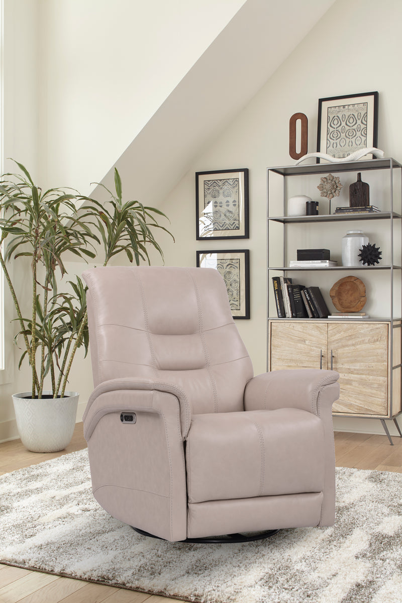 Parker Living Carnegie - Verona Linen - Powered By Freemotion Cordless Power Swivel Glider Recliner
