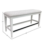 Parker House Americana Modern Dining 49 In. Upholstered Counter Bench