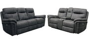 Parker Living Mason - Charcoal Power Reclining Sofa and Loveseat