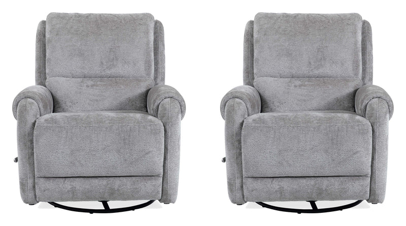 Parker Living Gentry - Shadowplay Manual Swivel Glider Recliner Two Pack