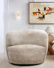 Parker Living Carina - Miami Mink Swivel Barrel Chair