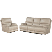 Parker Living Whitman - Verona Linen - Powered By Freemotion Power Reclining Sofa and Recliner