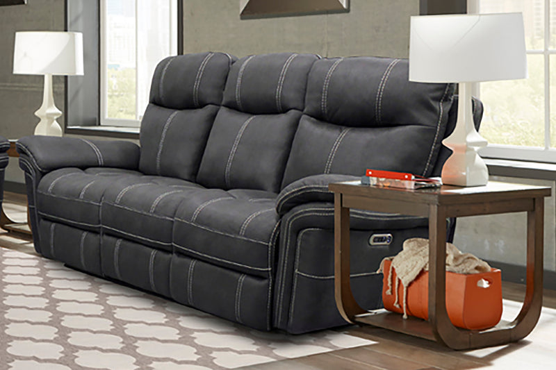 Parker Living Mason - Charcoal Power Reclining Sofa Loveseat and Recliner