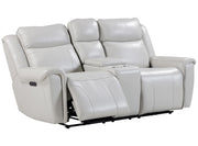 Parker Living Atlantis - Whisper Ivory Power Reclining Zero Gravity Console Loveseat
