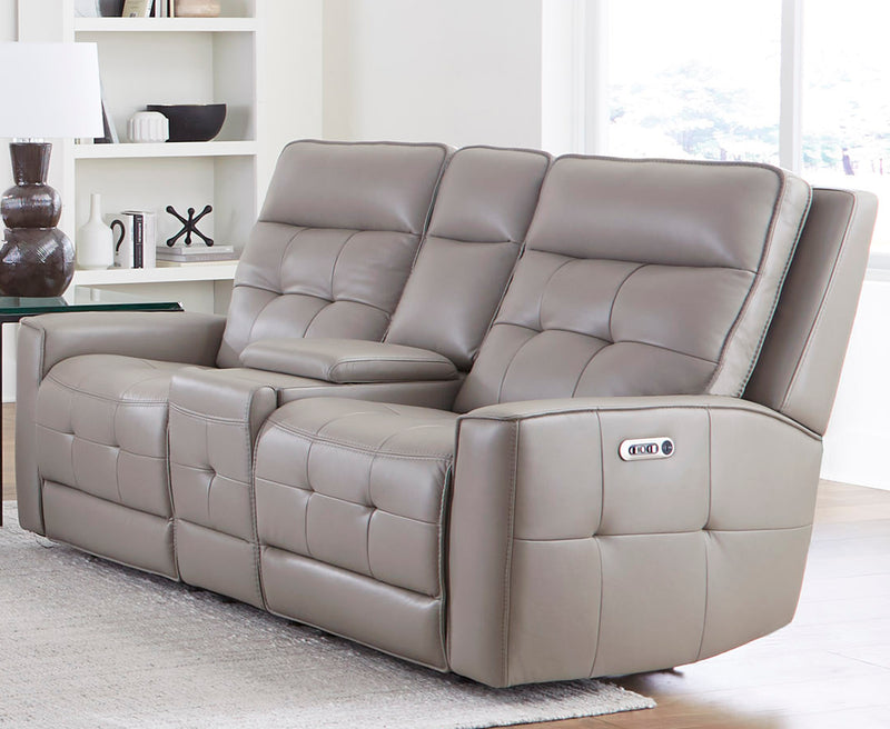 Parker Living Canterbury - Pewter Power Reclining Zero Gravity Sofa Loveseat and Recliner