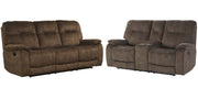 Parker Living Cooper - Shadow Brown Manual Reclining Sofa and Loveseat