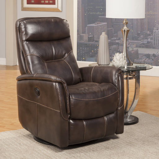Parker Living Gemini - Truffle Power Swivel Glider Recliner