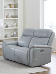Parker Living Cascade - Seamist Grey Power Reclining Sofa Loveseat and Recliner