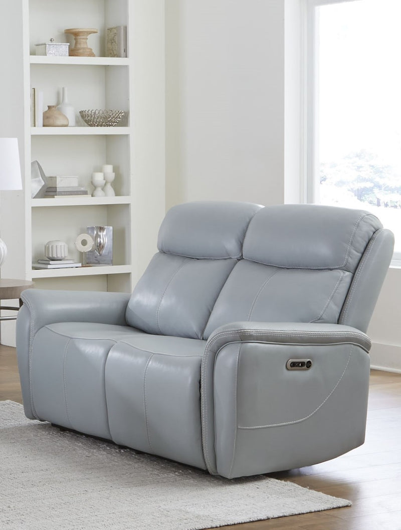 Parker Living Cascade - Seamist Grey Power Reclining Sofa Loveseat and Recliner