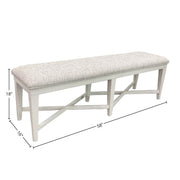 Parker House Americana Modern Dining 58 In. Upholstered Bench