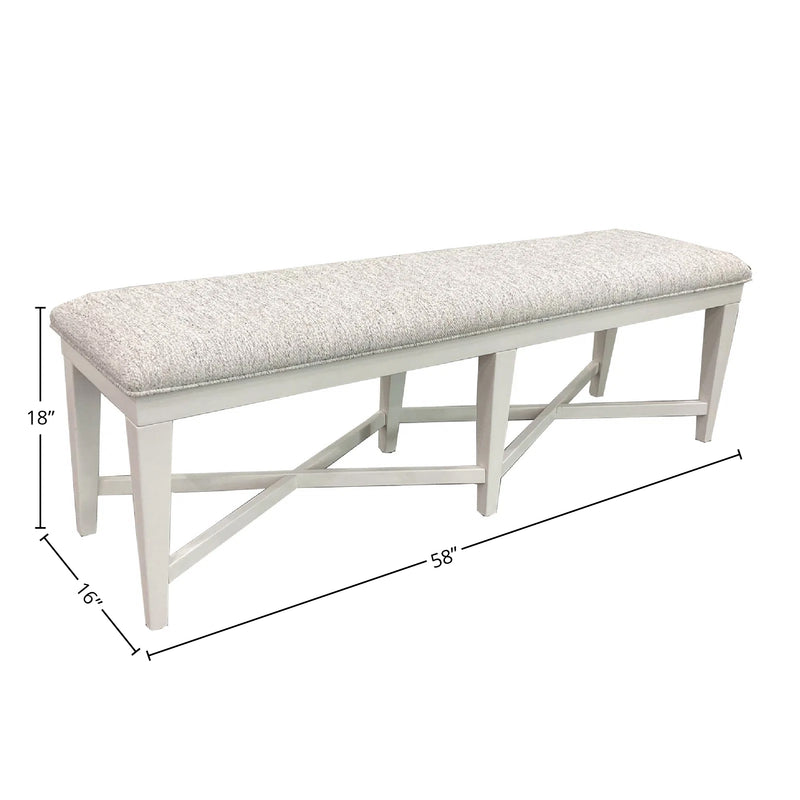 Parker House Americana Modern Dining 58 In. Upholstered Bench