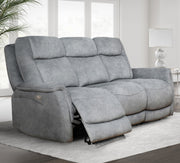Parker Living Linus - Hudson Grey Power Reclining Sofa Loveseat and Recliner