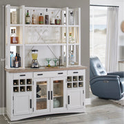 Parker House Americana Modern Dining 64 In. Bar Open Hutch