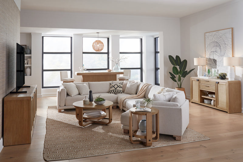 Parker House Escape Round End Table with Shelf