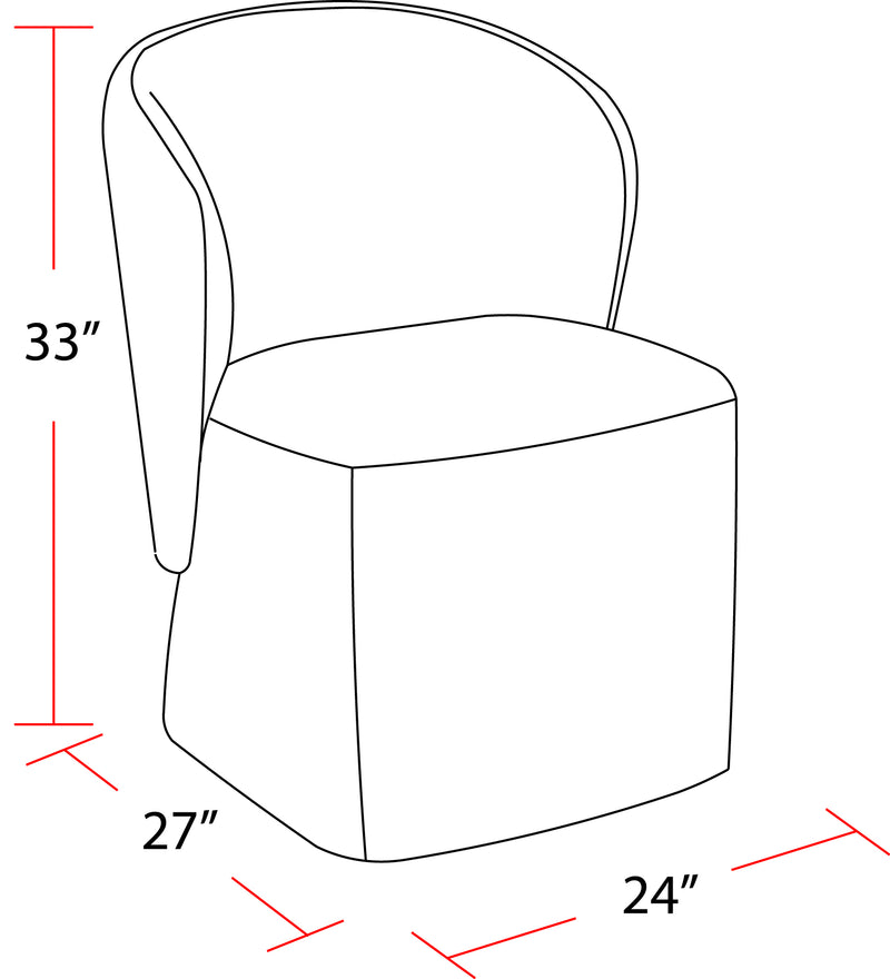 Parker House Bongo Dining Chair (2/CTN Sold in pairs) - DBGO#DRC-QMLN