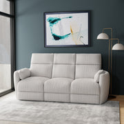Parker Living Radius - Mega Ivory Power Reclining Sofa Loveseat and Recliner