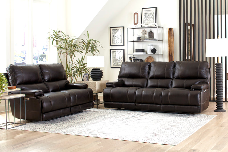 Parker Living Whitman - Verona Coffee - Powered By Freemotion Power Reclining Sofa and Loveseat