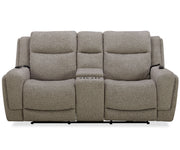 Parker Living Penfield - Frappe Zero Gravity Power Reclining Console Loveseat with Heat Massage and Speaker P3