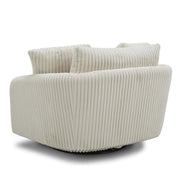 Parker Living Boomer Large Swivel Chair with 2 Toss Pillows