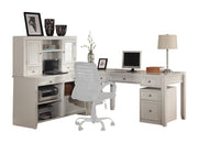 Parker House Boca L Shape Desk with File Credenza and Hutch