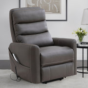Parker Living Hercules-Haze Power Lift Recliner with Articulating Headrest