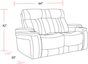 Parker Living Royce - Fantom Brown Power Reclining Loveseat