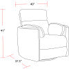 Parker Living Radius - Florence Heron - Powered By Freemotion Cordless Power Swivel Glider Recliner