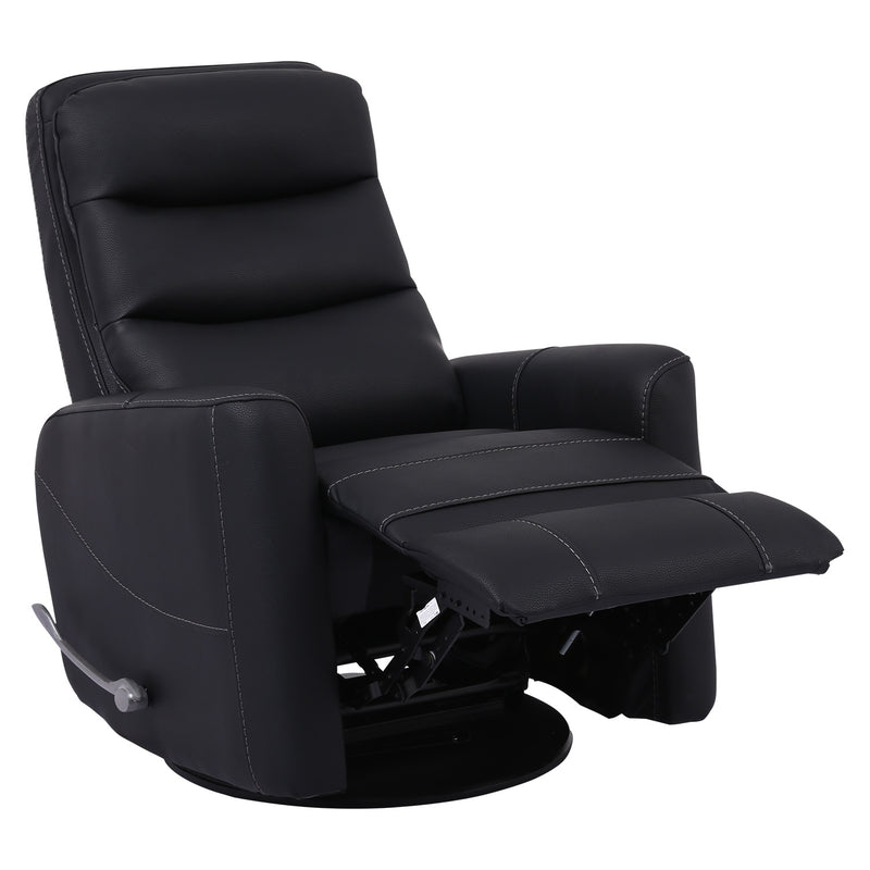 Parker Living Hercules - Black Swivel Glider Recliner