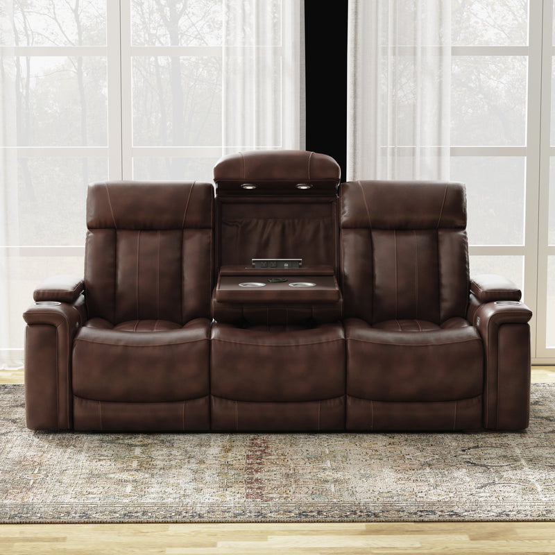 Parker Living Royce - Fantom Brown Power Reclining Sofa and Loveseat