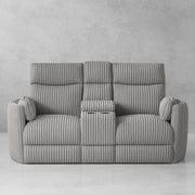 Parker Living Radius - Mega Grey Power Glider Reclining Console Loveseat