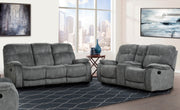 Parker Living Cooper - Shadow Grey Manual Reclining Sofa and Loveseat