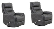 Parker Living Gemini - Flint Swivel Glider Recliner Two Pack