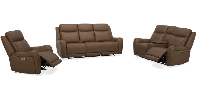 Parker Living Haywood - Butternut Power Reclining Sofa Loveseat and Recliner