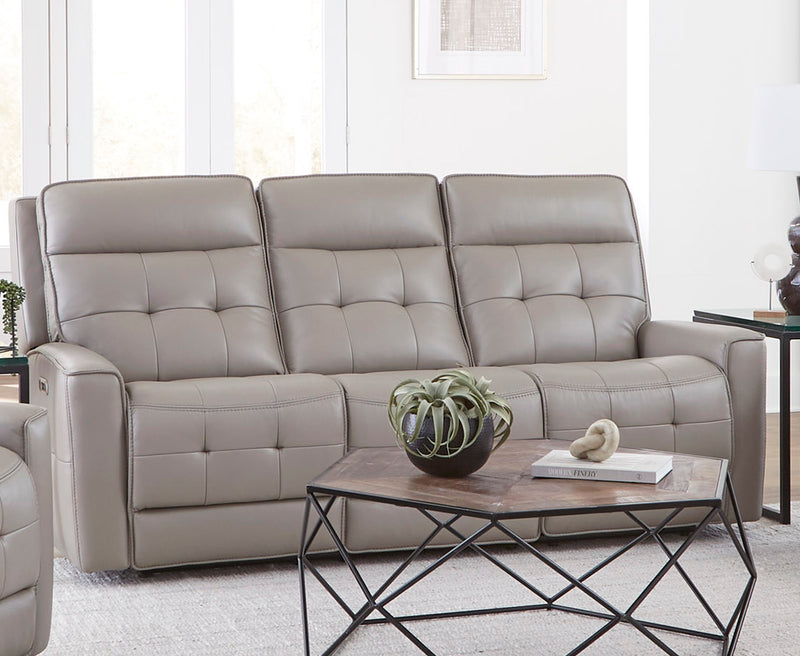 Parker Living Canterbury - Pewter Power Reclining Zero Gravity Sofa Loveseat and Recliner