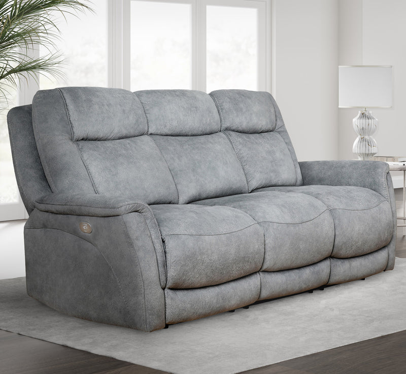 Parker Living Linus - Hudson Grey Zero Gravity Power Reclining Sofa