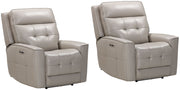 Parker Living Canterbury - Pewter Power Zero Gravity Recliner Two Pack