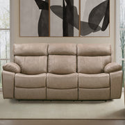 Parker Living Theon - Stokes Toffee Manual Reclining Sofa with Drop Down Table