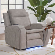 Parker Living Armstrong Power Recliner with Heat Massage and Auto-Glide
