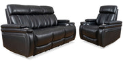 Parker Living Royce - Midnight Power Reclining Sofa and Recliner