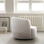 Parker Living Carina - Bloke Cotton Swivel Barrel Chair