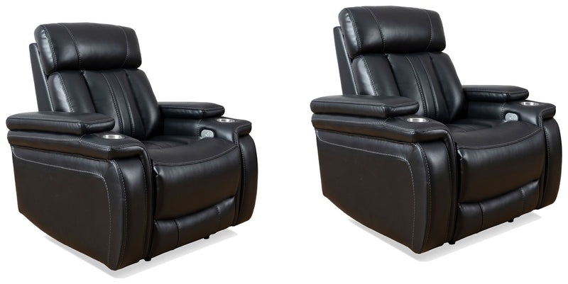 Parker Living Royce - Midnight Power Recliner Two Pack