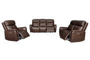 Parker Living Cascade - Auburn Power Reclining Sofa Loveseat and Recliner