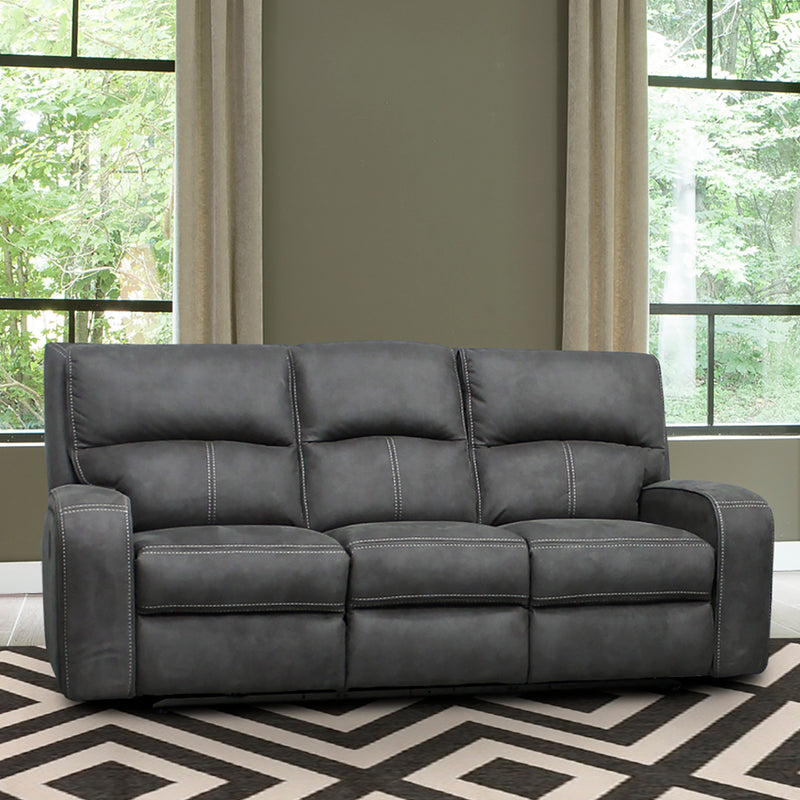 Parker Living Polaris - Slate Power Reclining Sofa Loveseat and Recliner
