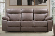 Parker Living Theon - Stokes Toffee Manual Reclining Sofa Loveseat and Recliner