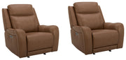 Parker Living Haywood - Butternut Power Glider Recliner Two Pack