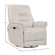 Parker Living Carnegie - Verona Ivory - Powered By Freemotion Cordless Power Swivel Glider Recliner Two Pack