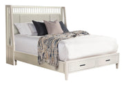 Parker House Americana Modern Bedroom Queen Shelter Bed 2 Nightstands Dresser with Mirror and Chest