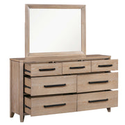 Parker House Breckenridge - Bedroom Queen Bed 2 Nightstands Dresser with Mirror and Chest