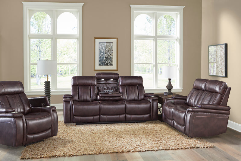 Parker Living Royce - Fantom Brown Power Reclining Sofa Loveseat and Recliner