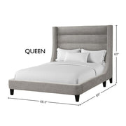 Parker Living Sleep Jacob - Luxe Light Grey Queen Bed